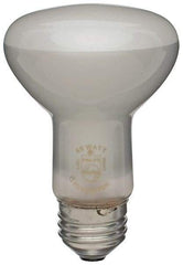 Philips - 45 Watt Incandescent Flood/Spot Medium Screw Lamp - 2,700°K Color Temp, 380 Lumens, 120 Volts, Dimmable, R20, 2,000 hr Avg Life - Exact Industrial Supply