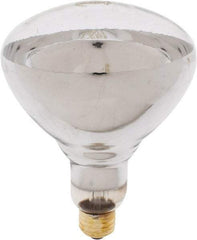 Philips - 250 Watt Incandescent Flood/Spot Medium Screw Lamp - 2,700°K Color Temp, 2,700 Lumens, 120 Volts, Dimmable, BR40, 5,000 hr Avg Life - Exact Industrial Supply