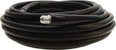 Continental ContiTech - 50' Long, 3/8 Male Rigid x Male Swivel, -20 to 250°F, Nitrile High Temp & High Pressure Hose - 3/8" ID x 0.69" OD, Black, 4,000 Max psi - Exact Industrial Supply