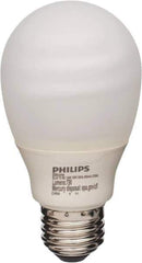 Philips - 14 Watt Fluorescent Residential/Office Medium Screw Lamp - 2,700°K Color Temp, 800 Lumens, 120 Volts, Twister, 8,000 hr Avg Life - Exact Industrial Supply