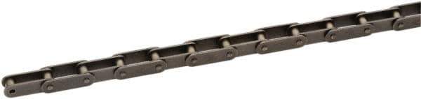 U.S. Tsubaki - 2" Pitch, ANSI C2080H, Double Pitch Roller Chain - Chain No. C2080H, 2,400 Lb. Capacity, 10 Ft. Long, 5/8" Roller Diam, 5/8" Roller Width - Exact Industrial Supply