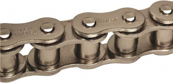 U.S. Tsubaki - 3/4" Pitch, ANSI 60, Roller Chain Connecting Link - For Use with Single Strand Chain - Exact Industrial Supply