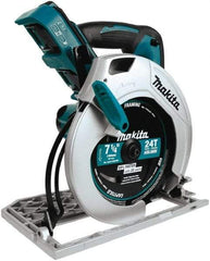 Makita - 18 Volt, 7-1/4" Blade, Cordless Circular Saw - 4,800 RPM, Lithium-Ion Batteries Not Included - Exact Industrial Supply