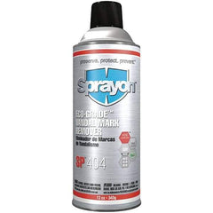 Sprayon - 12 oz Aerosol Can Graffiti/Vandal Mark Remover - VOC Content g/L 486, Removes Paint, Ink, Crayon, Marker & Scuff Marks - Exact Industrial Supply