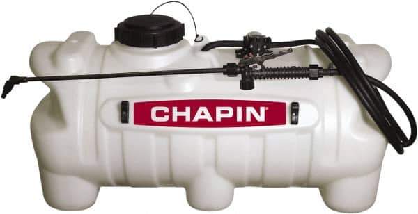 Chapin - 25 Gal Chemical Safe Garden Hand Sprayer - Use with Cleaners/Degreasers, Polyethylene Tank, Wide Mouth, Reinforced Hose - Exact Industrial Supply