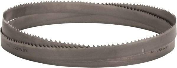 Lenox - 2 to 3 TPI, 15' Long x 1-1/2" Wide x 0.05" Thick, Welded Band Saw Blade - Bi-Metal, Toothed Edge, Raker Tooth Set, Flexible Back, Contour Cutting - Exact Industrial Supply