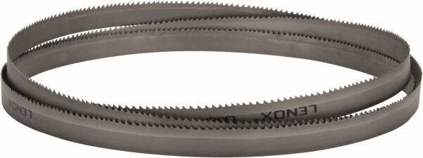 Lenox - 4 to 6 TPI, 12' 3" Long x 1" Wide x 0.035" Thick, Welded Band Saw Blade - Bi-Metal, Toothed Edge, Raker Tooth Set, Flexible Back, Contour Cutting - Exact Industrial Supply