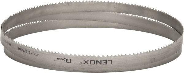 Lenox - 3 to 4 TPI, 11' 6" Long x 1" Wide x 0.035" Thick, Welded Band Saw Blade - Bi-Metal, Toothed Edge, Raker Tooth Set, Flexible Back, Contour Cutting - Exact Industrial Supply