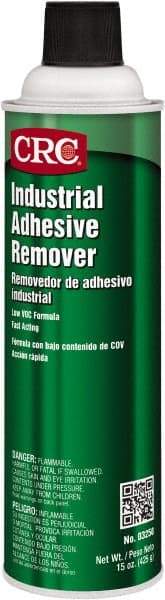 CRC - 19 oz Aerosol Can Adhesive Remover - VOC Content g/L 0, Removes Adhesives - Exact Industrial Supply