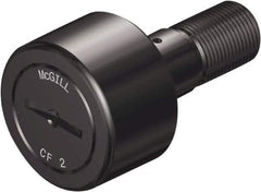 McGill - 9/16" Roller Diam x 3/8" Width, 3/16" Stud Diam x 5/8" Length, Sealed Stud Cam Follower - Steel, 1/8" Thread Length, 10-32 Thread, 1.03" OAL, 680 Lb Dynamic Cap, 790 Lb Static Cap - Exact Industrial Supply