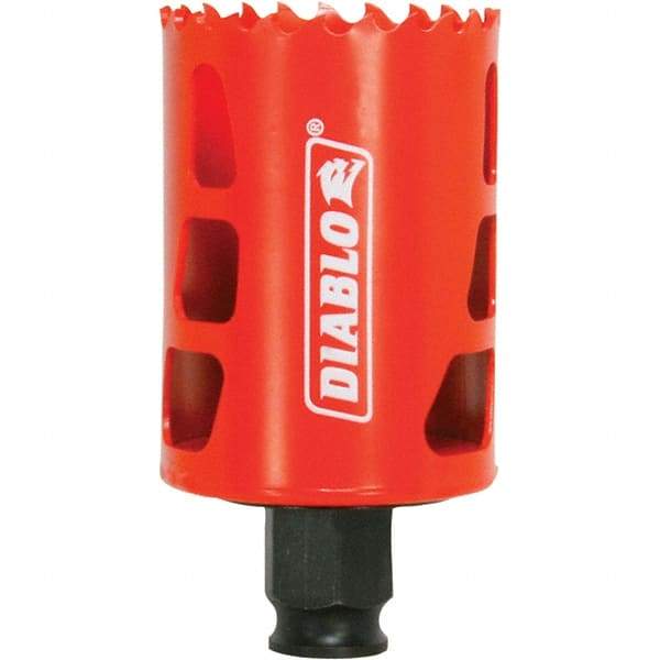 Freud - 1-7/8" Diam, 2-3/8" Cutting Depth, Hole Saw - Bi-Metal Saw, Toothed Edge - Exact Industrial Supply