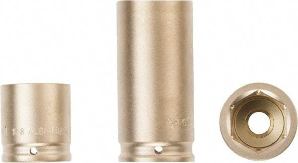 Ampco - 1/2" Drive 27mm Standard Nonsparking Impact Socket - 6 Points - Exact Industrial Supply