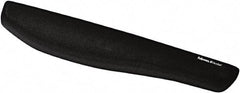 FELLOWES - Black Keyboard Wrist Rest - Use with Keyboard - Exact Industrial Supply