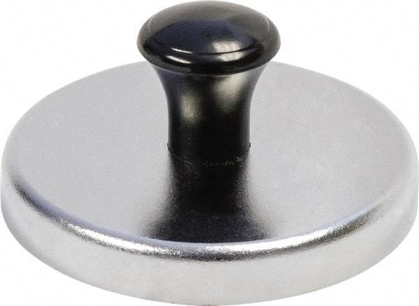 Mag-Mate - 2-5/8" Diam Magnetic Print Holder - Round, 1-1/8" High, 41 Lb Average Magnetic Pull - Exact Industrial Supply