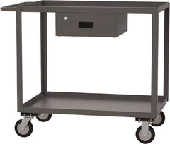 Jamco - 1,200 Lb Capacity, 36" Wide x 30" Long x 39" High Service Cart - 2 Shelf, Steel - Exact Industrial Supply