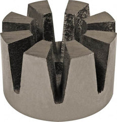 Mag-Mate - 2" OD x 1-1/4" High, 8 Pole Alnico Rotor Magnet - 1/2" Hole Diam, 140 Lb Max Holding Capacity, 800°F Max Operating Temp - Exact Industrial Supply