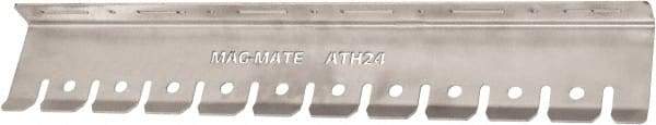 Mag-Mate - 4" Projection, 302 Stainless Steel Air Tool Holder Rack - 24" OAL - Exact Industrial Supply