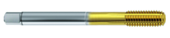 M10 x 1.25 Dia. - 6HX - 5 FL - Cobalt Semi-Bott Tap-TiN FORM-C DIN 374 - Exact Industrial Supply