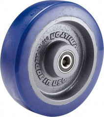 Hamilton - 8 Inch Diameter x 2 Inch Wide, Polyurethane Mold on to Cast Iron Center Caster Wheel - 2,700 Lb. Capacity, 3-1/4 Inch Hub Length, 3/4 Inch Axle Diameter, Sealed Precision Ball Bearing - Exact Industrial Supply