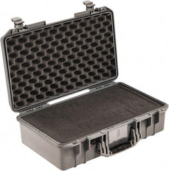 Pelican Products, Inc. - 13-31/32" Wide x 7-31/64" High, Aircase w/Foam - Silver - Exact Industrial Supply