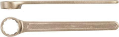 Ampco - 67mm 12 Point Box Wrench - Single End, Aluminum Bronze, Plain Finish - Exact Industrial Supply