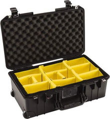 Pelican Products, Inc. - 13-31/32" Wide x 8-63/64" High, Aircase w/Divider - Black - Exact Industrial Supply