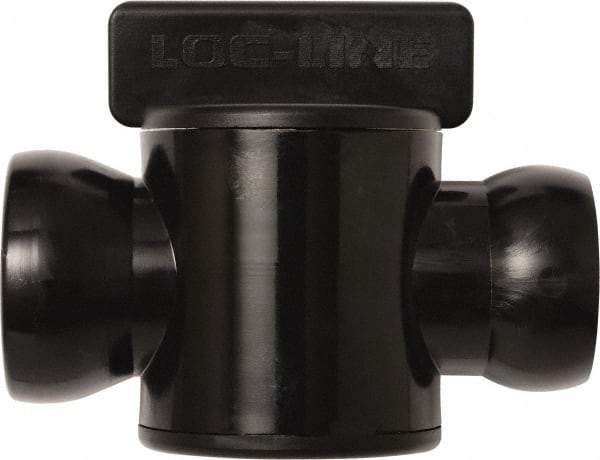 Loc-Line - 10 Piece, 3/4" ID Coolant Hose In-Line Check Valve - Female to Ball Connection, Acetal Copolymer Body, Unthreaded, Use with Loc-Line Modular Hose Systems - Exact Industrial Supply