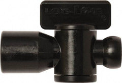 Loc-Line - 10 Piece, 1/4" ID Coolant Hose Female NPT Valve - Female to Female Connection, Acetal Copolymer Body, NPT, Use with Loc-Line Modular Hose Systems - Exact Industrial Supply