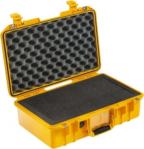 Pelican Products, Inc. - 12-51/64" Wide x 6-57/64" High, Aircase w/Foam - Yellow - Exact Industrial Supply