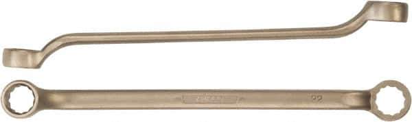 Ampco - 55mm x 60mm 12 Point Box Wrench - Double End, Aluminum Bronze, Plain Finish - Exact Industrial Supply