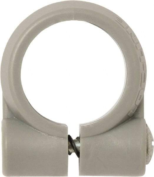 Loc-Line - Unthreaded, 1/4" Hose Inside Diam, Coolant Hose Element Clamp - For Use with 1/4" Loc-Line Modular Hose System, 20 Pieces - Exact Industrial Supply