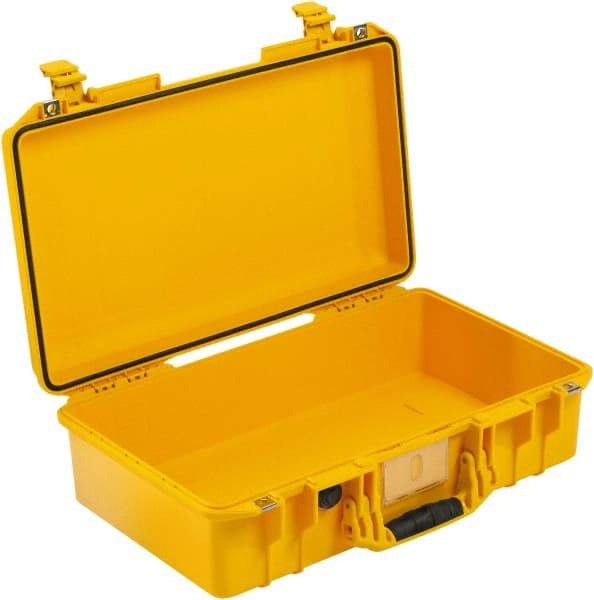Pelican Products, Inc. - 13-31/32" Wide x 7-31/64" High, Aircase w/Divider - Yellow - Exact Industrial Supply
