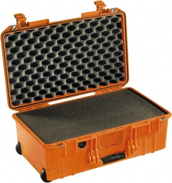 Pelican Products, Inc. - 13-31/32" Wide x 8-63/64" High, Aircase w/Foam - Orange - Exact Industrial Supply