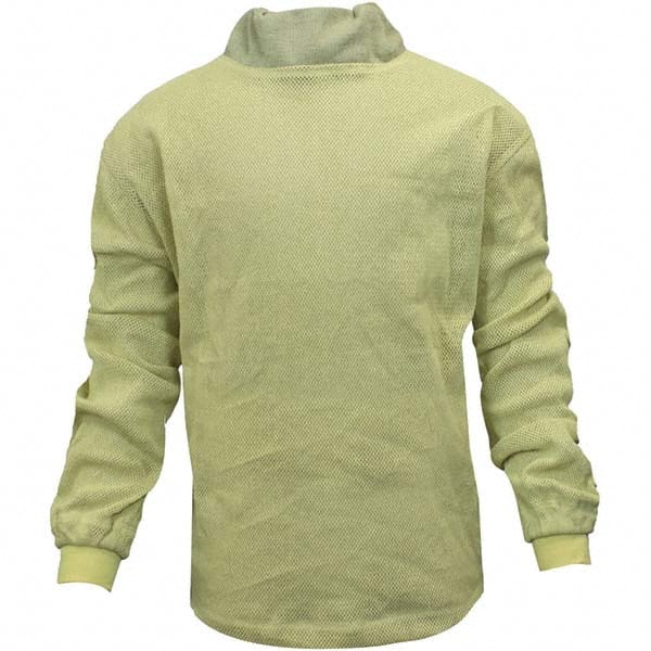 National Safety Apparel - Size S Yellow Cut Resistant Long Sleeve T-Shirt - Exact Industrial Supply