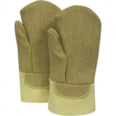 National Safety Apparel - Size Universal Wool Lined PBI/Kevlar Heat Resistant Mitten - Exact Industrial Supply