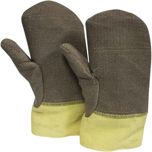 National Safety Apparel - Size Universal Nomex/Wool Lined High-Temp Fyberbest Heat Resistant Mitten - Exact Industrial Supply
