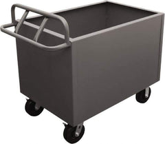 Durham - 2,000 Lb Load Capacity, Steel Box Truck - 36" Wide x 24" Long x 29-1/2" High, Gray - Exact Industrial Supply