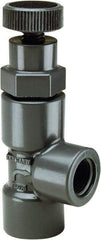 Hayward - 150 Max psi Angle Globe Pressure Reducing Valve - 3/4" Threaded Connection - Exact Industrial Supply