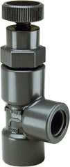 Hayward - 150 Max psi Angle Globe Pressure Reducing Valve - 1" Threaded Connection - Exact Industrial Supply