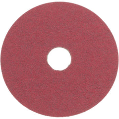 Norton - 4-1/2" Diam, 7/8" Hole, 60 Grit Ceramic Alumina Fiber Disc - Exact Industrial Supply