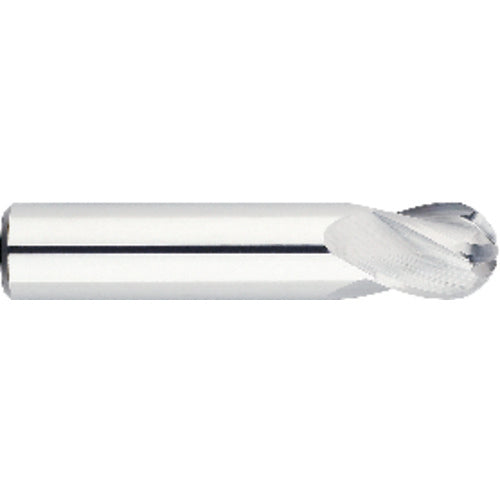 3/16″ Dia. × 3/16″ Shank × 3/8″ DOC × 2″ OAL, Carbide 4 Flute, 30° Helix, Ballnose End Mill Series/List #5976 - Exact Industrial Supply