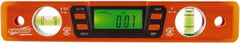 SAVAGE by SWANSON - Magnetic 9" Long 2 Vial Torpedo Level - Aluminum, Orange - Exact Industrial Supply