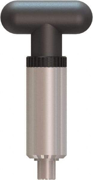 Value Collection - 1/2" Pin Diam, 0.57" Usable Length, T Handle Quick Release Pin - 4.65" OAL - Exact Industrial Supply