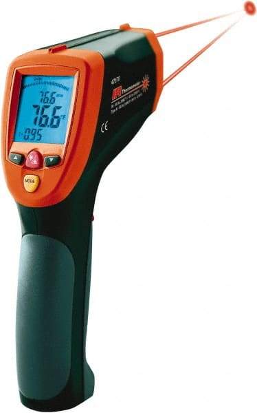 Extech - -50 to 2200°C (-58 to 3992°F) Infrared Thermometer - 50:1 Distance to Spot Ratio - Exact Industrial Supply