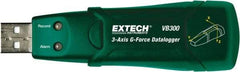 Extech - USB Datalogger - 3.6 Volt Lithium Battery, 18G 3-AXIS - Exact Industrial Supply