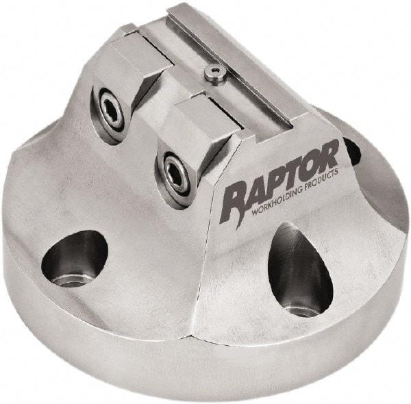 Raptor Workholding - 3/8" Jaw Width, 3" High Dovetail Vise - For Use with 4 & 5 Axis Workholding Systems - Exact Industrial Supply