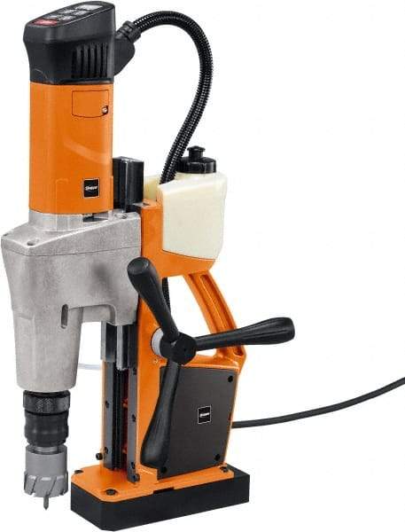 Fein - 3/4" Chuck, 2" Travel, Portable Magnetic Drill Press - 130-260 & 260-520 RPM, 1200 Watts - Exact Industrial Supply