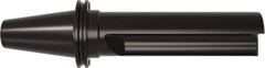 Allied Machine and Engineering - 10" Max Drill Depth, 3.5xD, 2.6" Diam, Indexable Insert Drill - 3 Inserts, CAT50 Taper Shank - Exact Industrial Supply