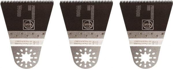 Fein - Rotary & Multi-Tool Multi-Use Saw Blade - 2-9/16" Precision E-Cut Blade, For Fein Multimaster, Wood, Drywall, Plastic Saw Blade - Exact Industrial Supply