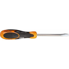 Beta - 6.5mm Blade Width, 10" OAL, Standard Slotted Screwdriver - Exact Industrial Supply